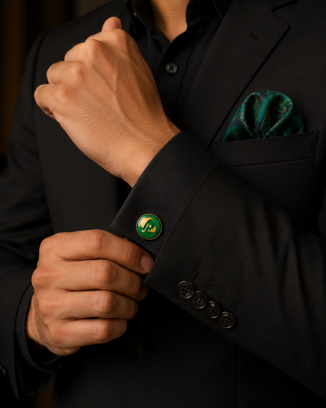 Polo Enamel Cufflinks