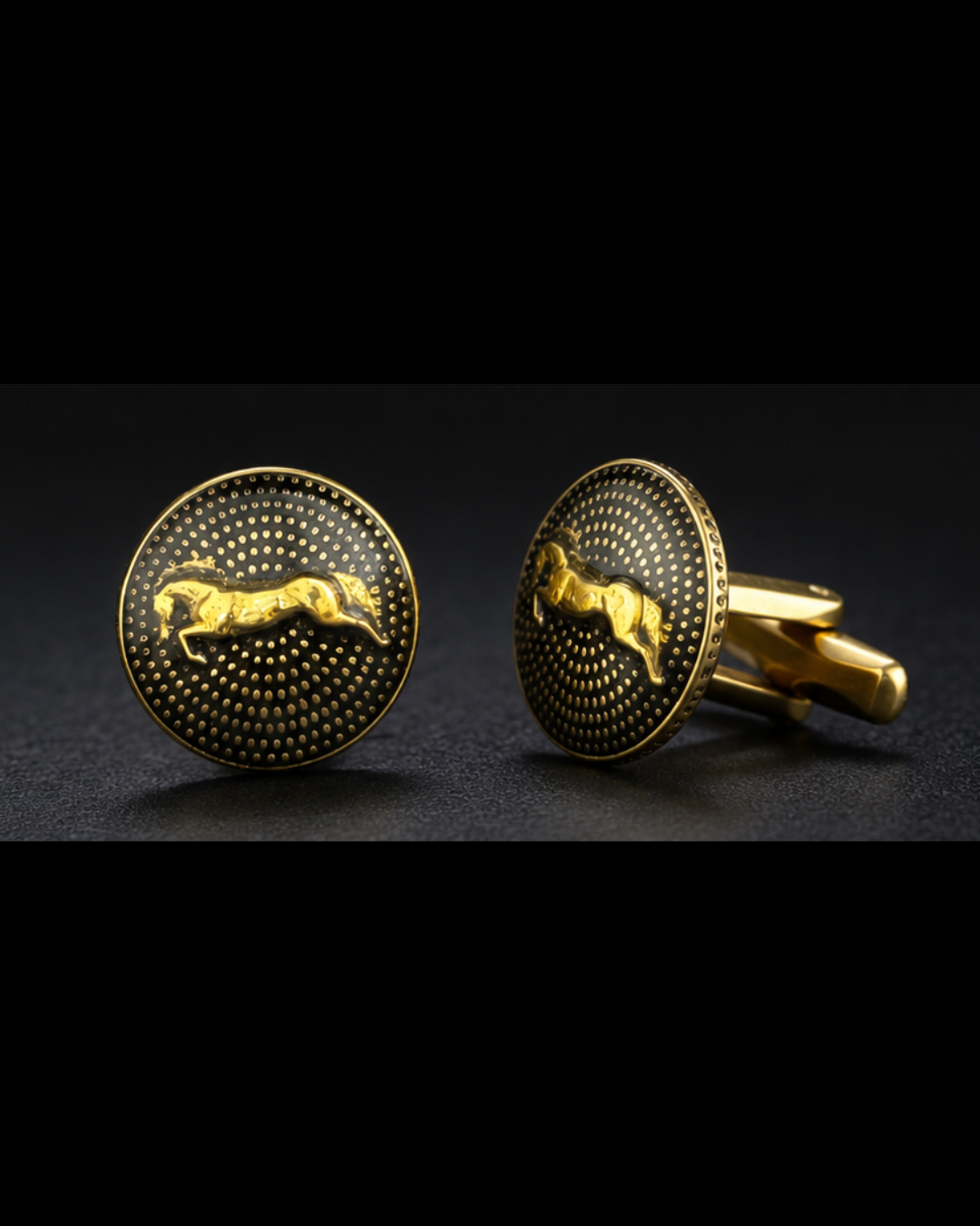 Golden Stallion Heritage Cufflinks