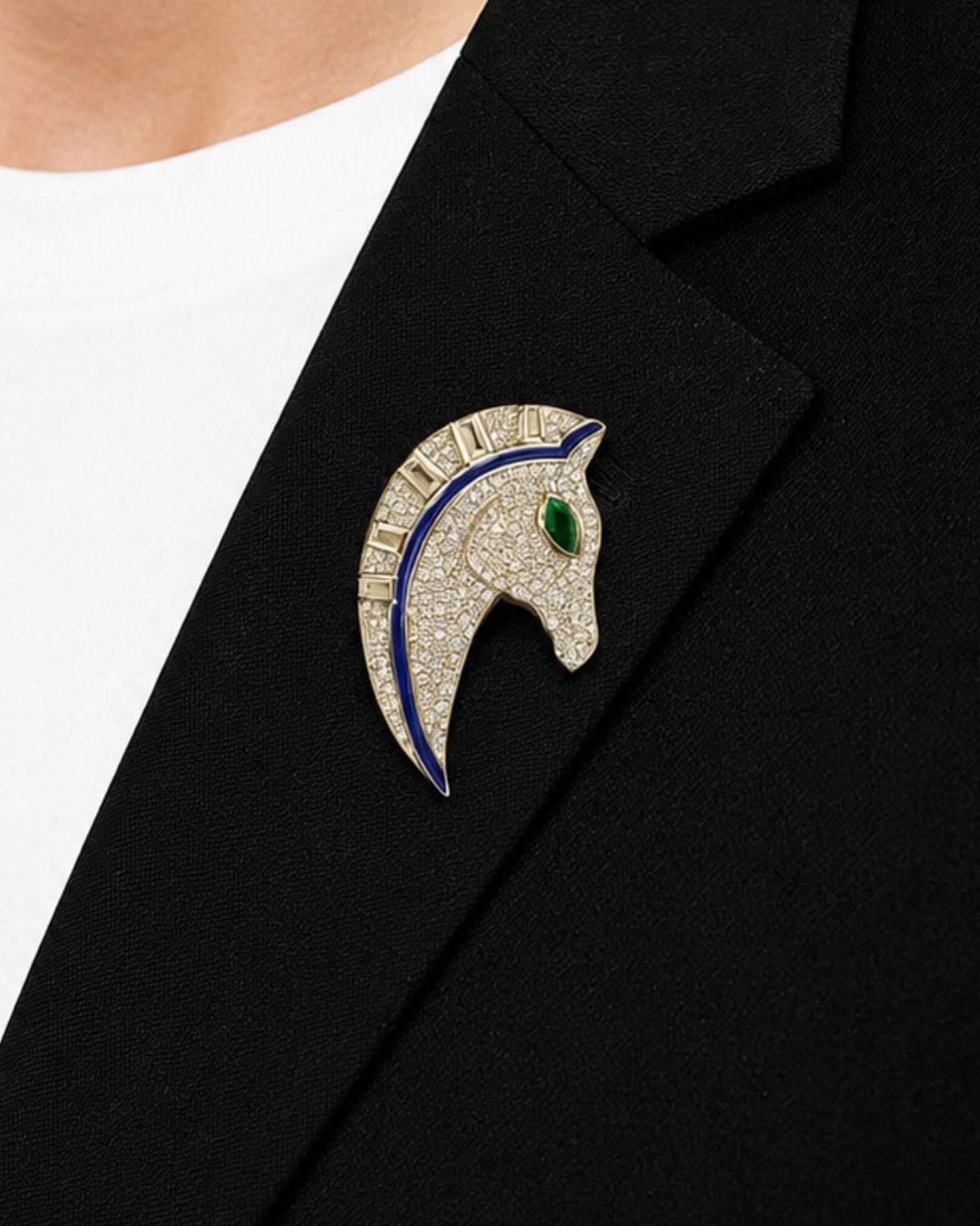Stallion Hors Brooch