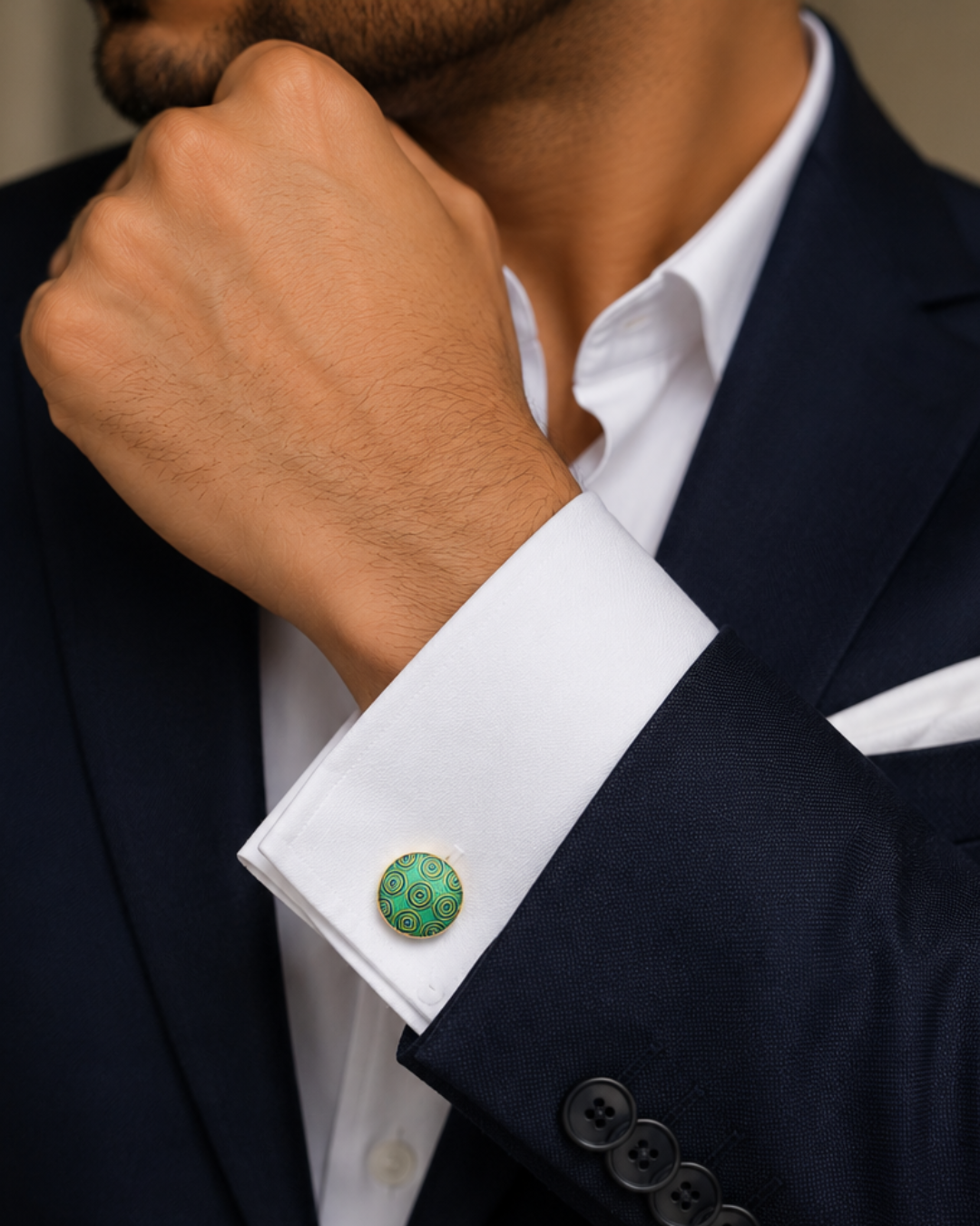 Neil Enamel Cufflinks