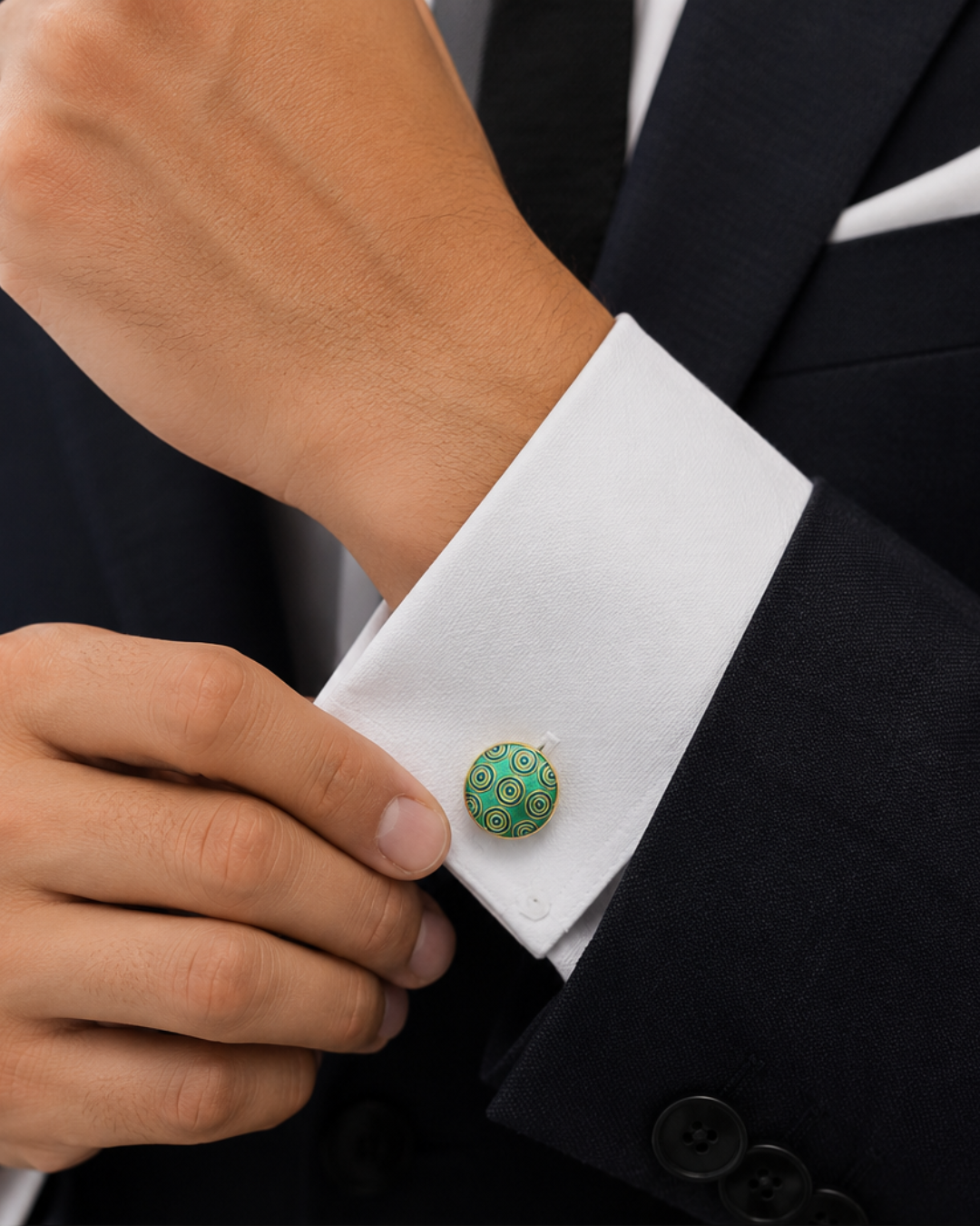 Neil Enamel Cufflinks