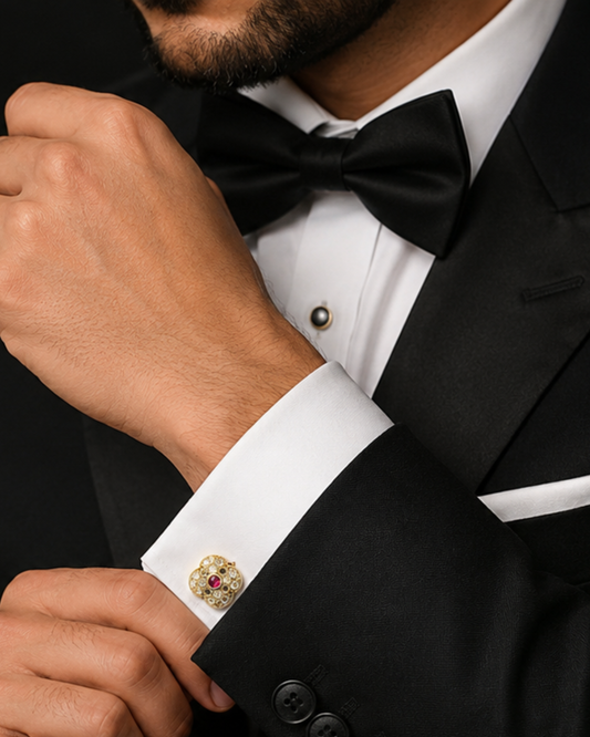 Rose Cut Cufflinks