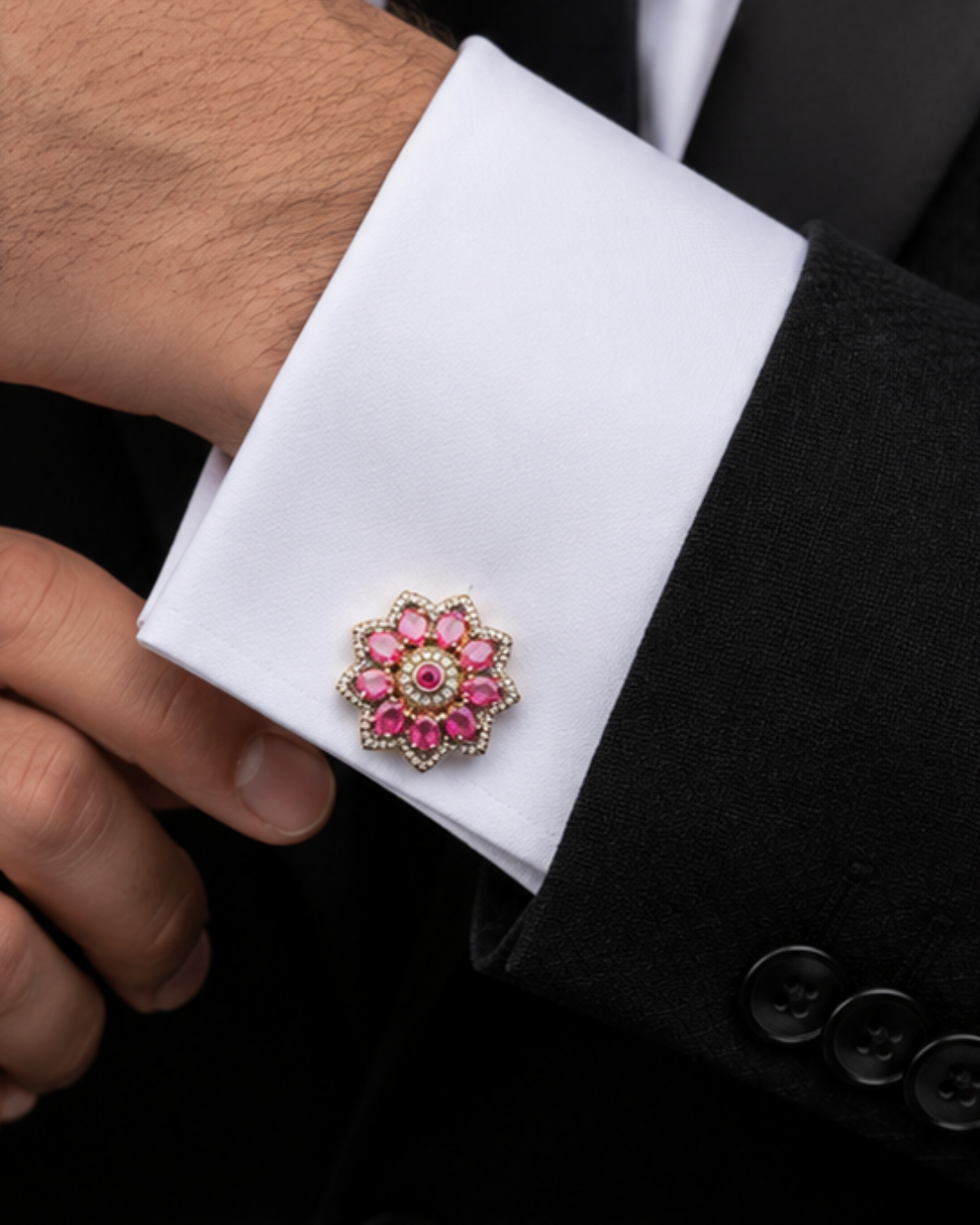 Ruby Cufflinks