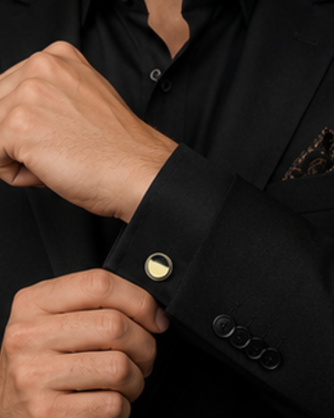 Motorbike Headlamp Cufflinks