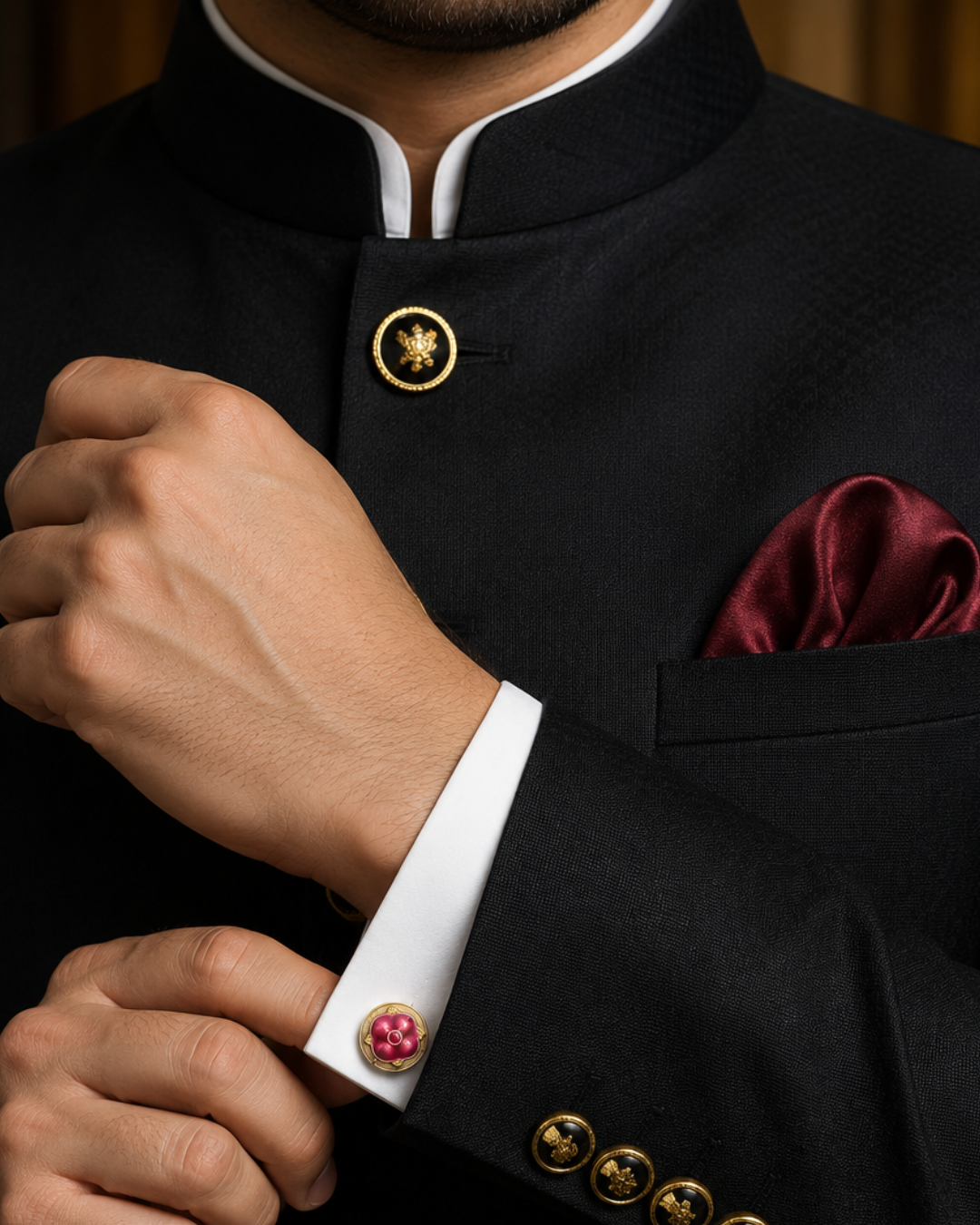 Swarna Enamel Cufflinks