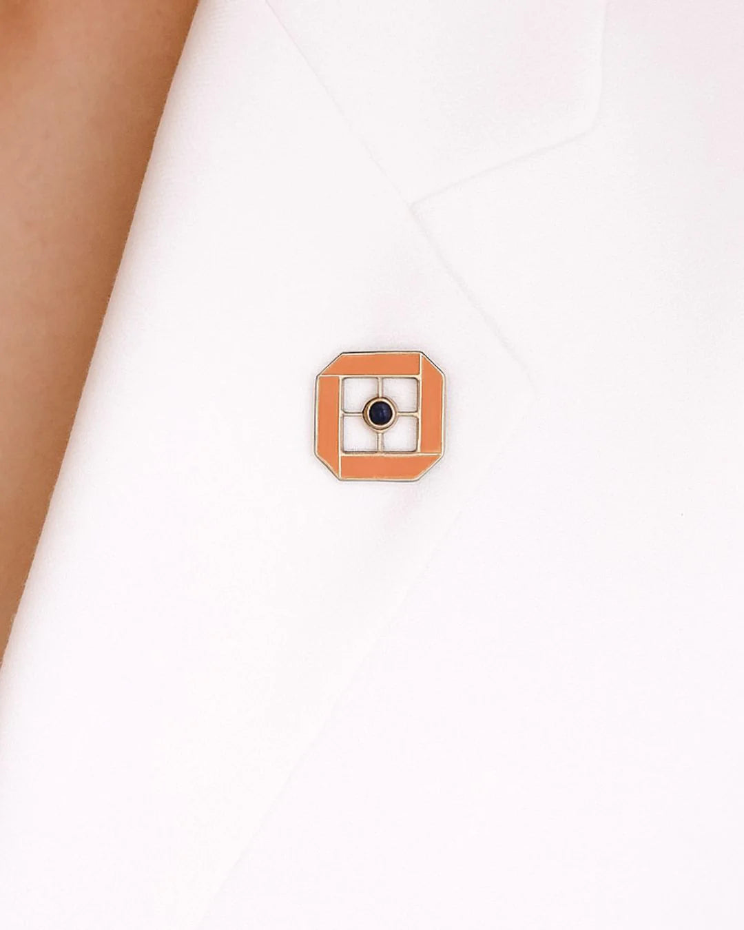 Enamel Stone Pin