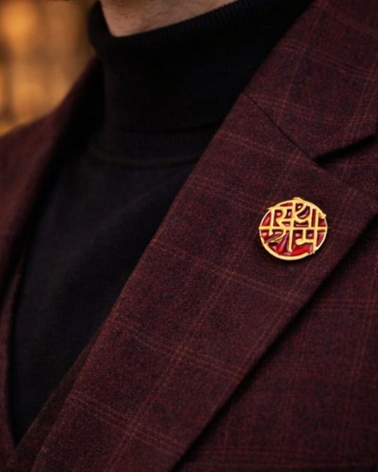 Siya Ram Roli Chawal Brooch
