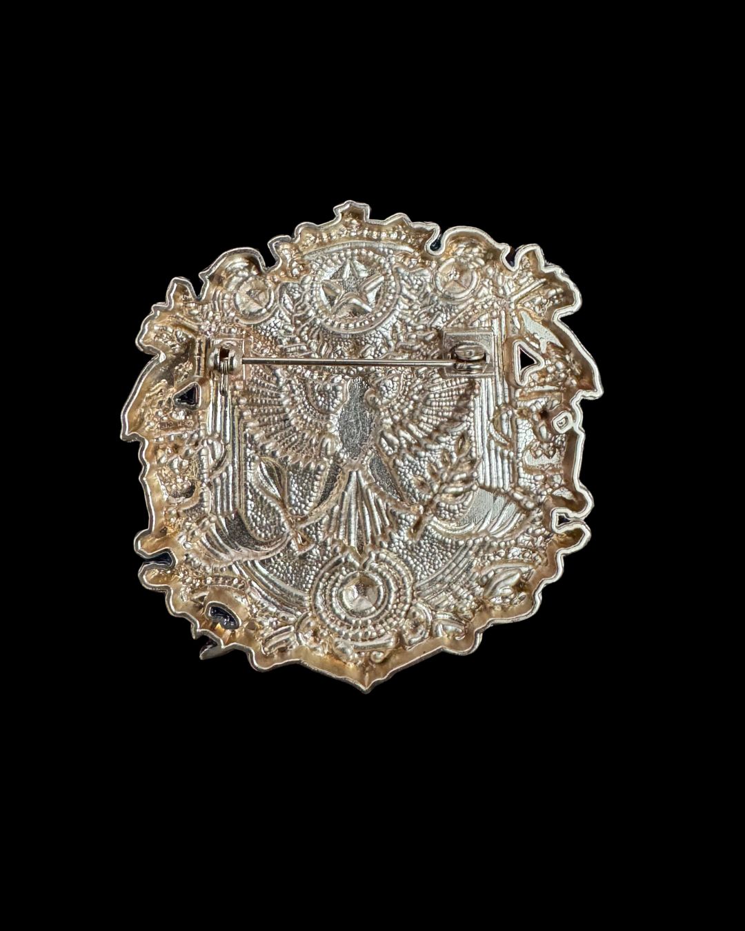 Regal Eagle Crest Brooch