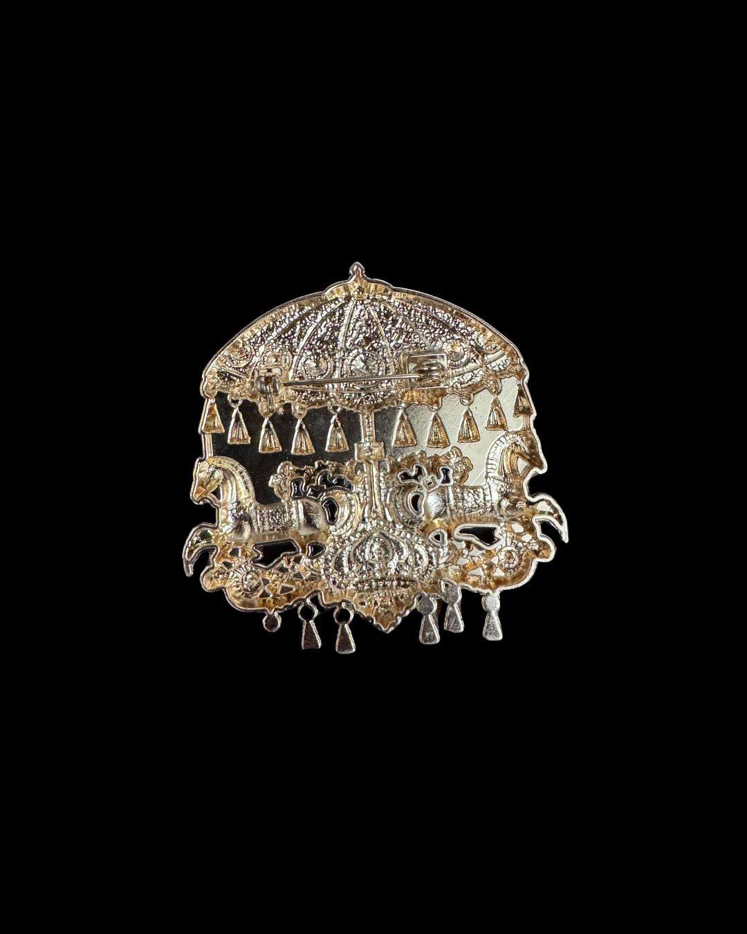 Royal Carousel Horse Brooch