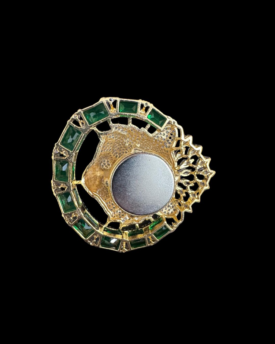 Ganesha Crest Magnet Brooch
