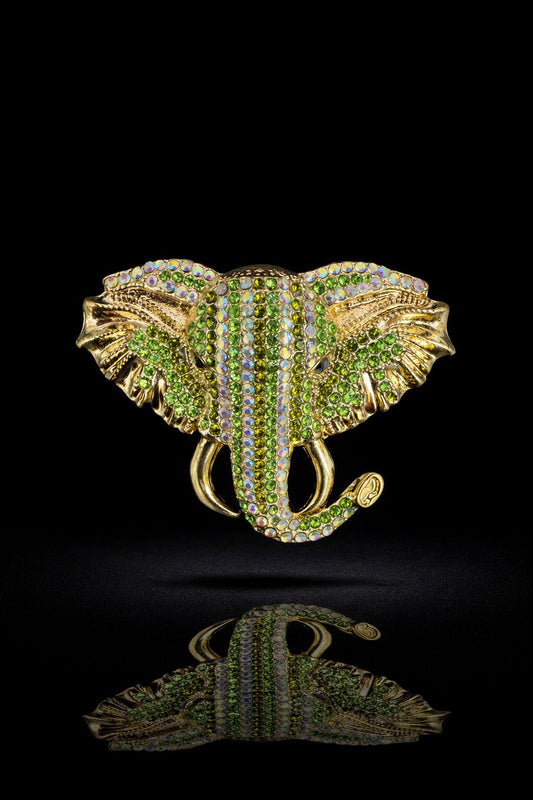 Majesty Elephant Brooch