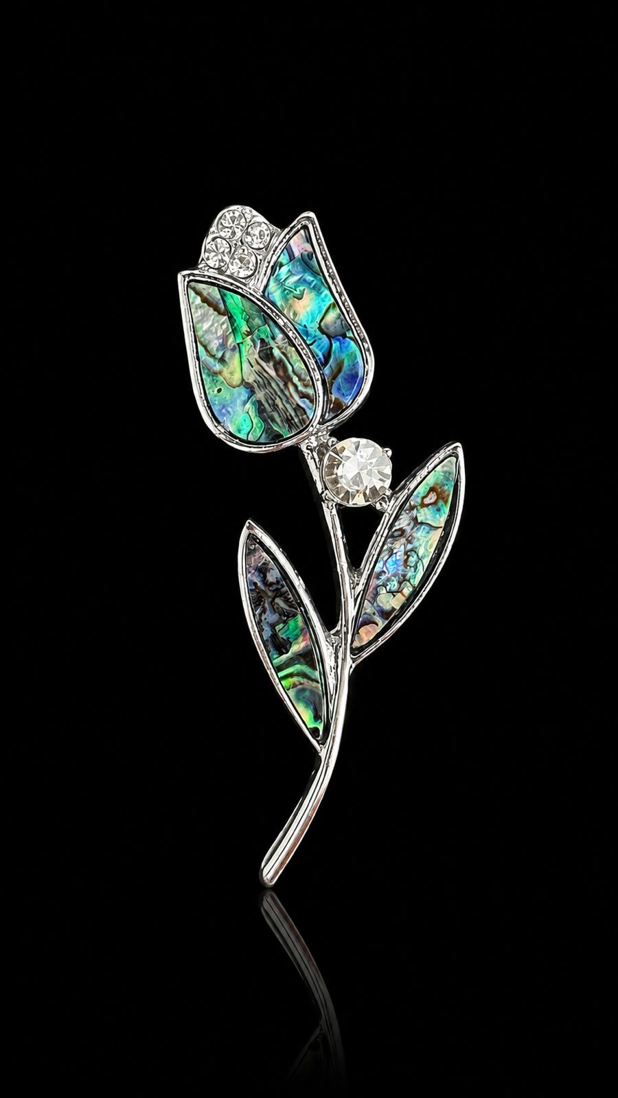 Aurora Tulip Brooch