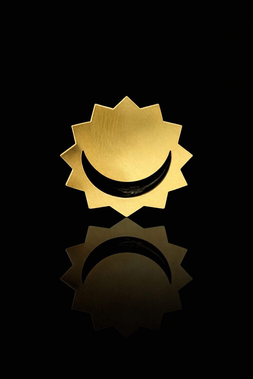 Solar Crescent Pin