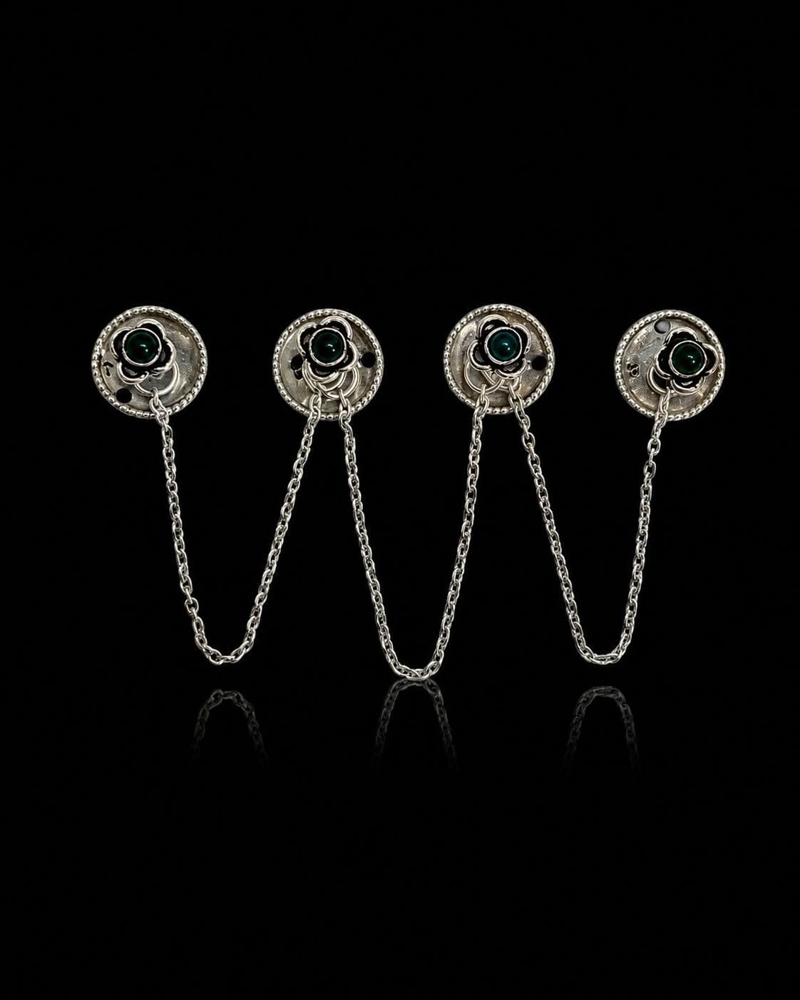 Karṇika Chain Kurta Button