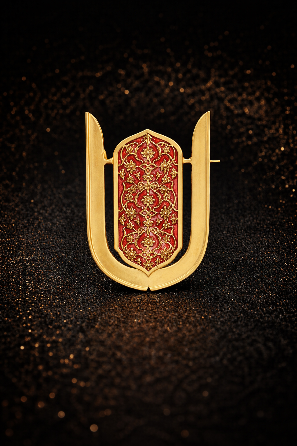 Shyam Baba Tilak Brooch