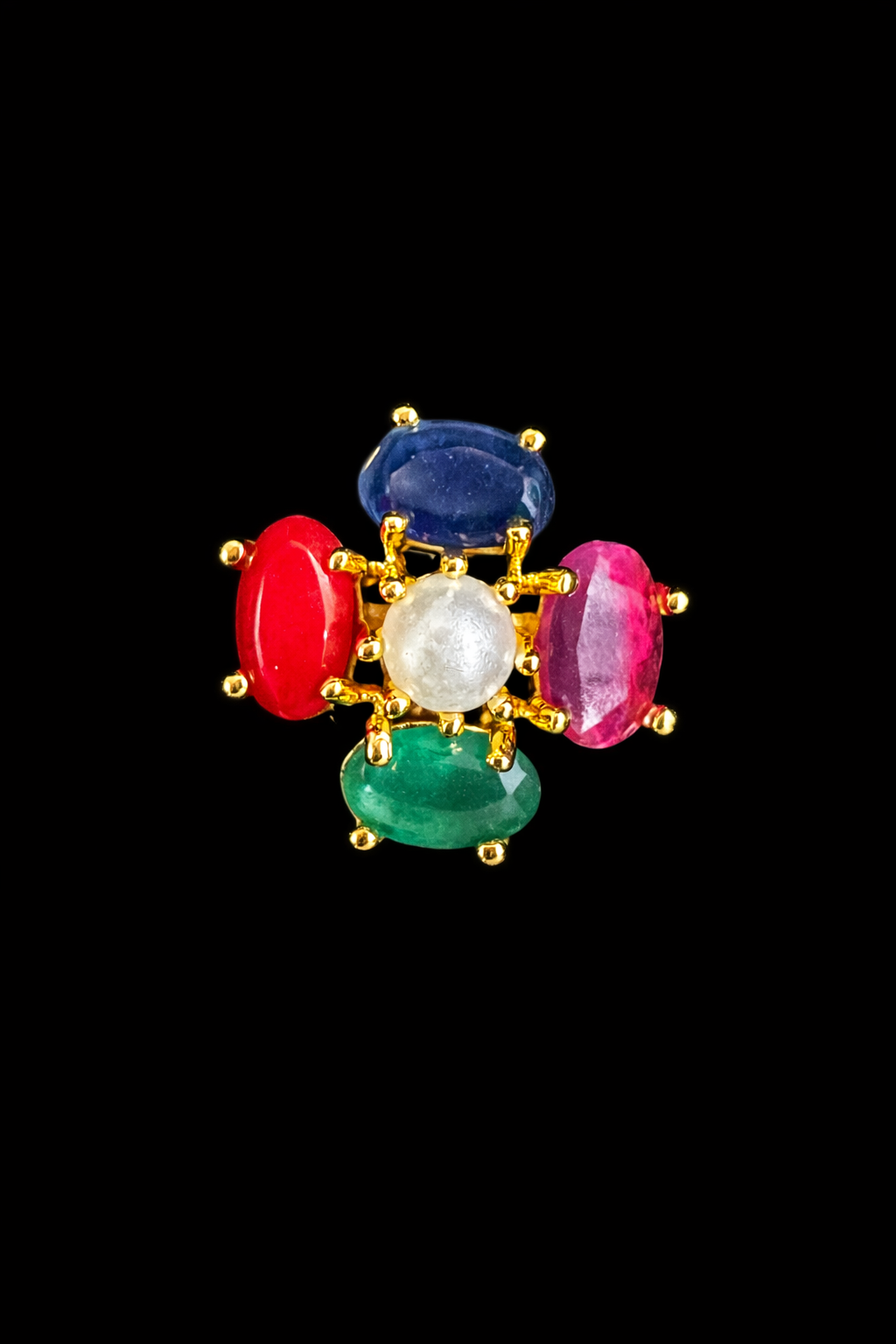 Navratna Bloom Kurta Button