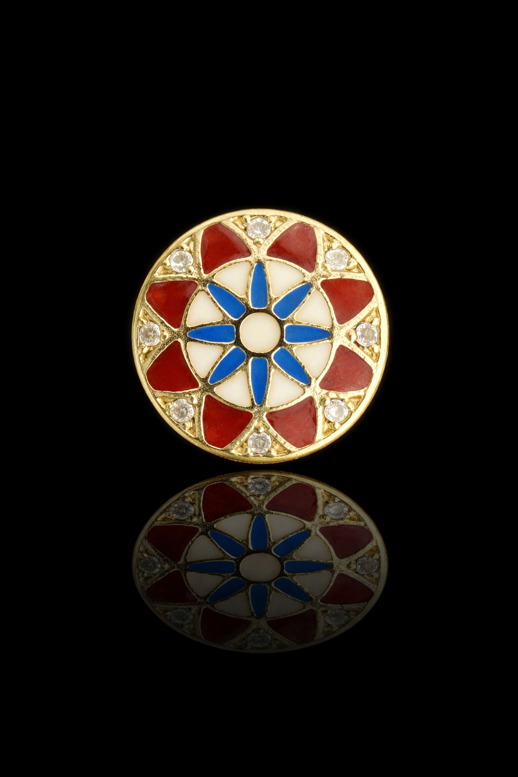 Royal Rang Mahal Kurta Button