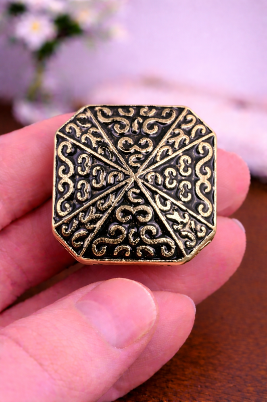 Royal Mosaic Octa Bandhgala Button