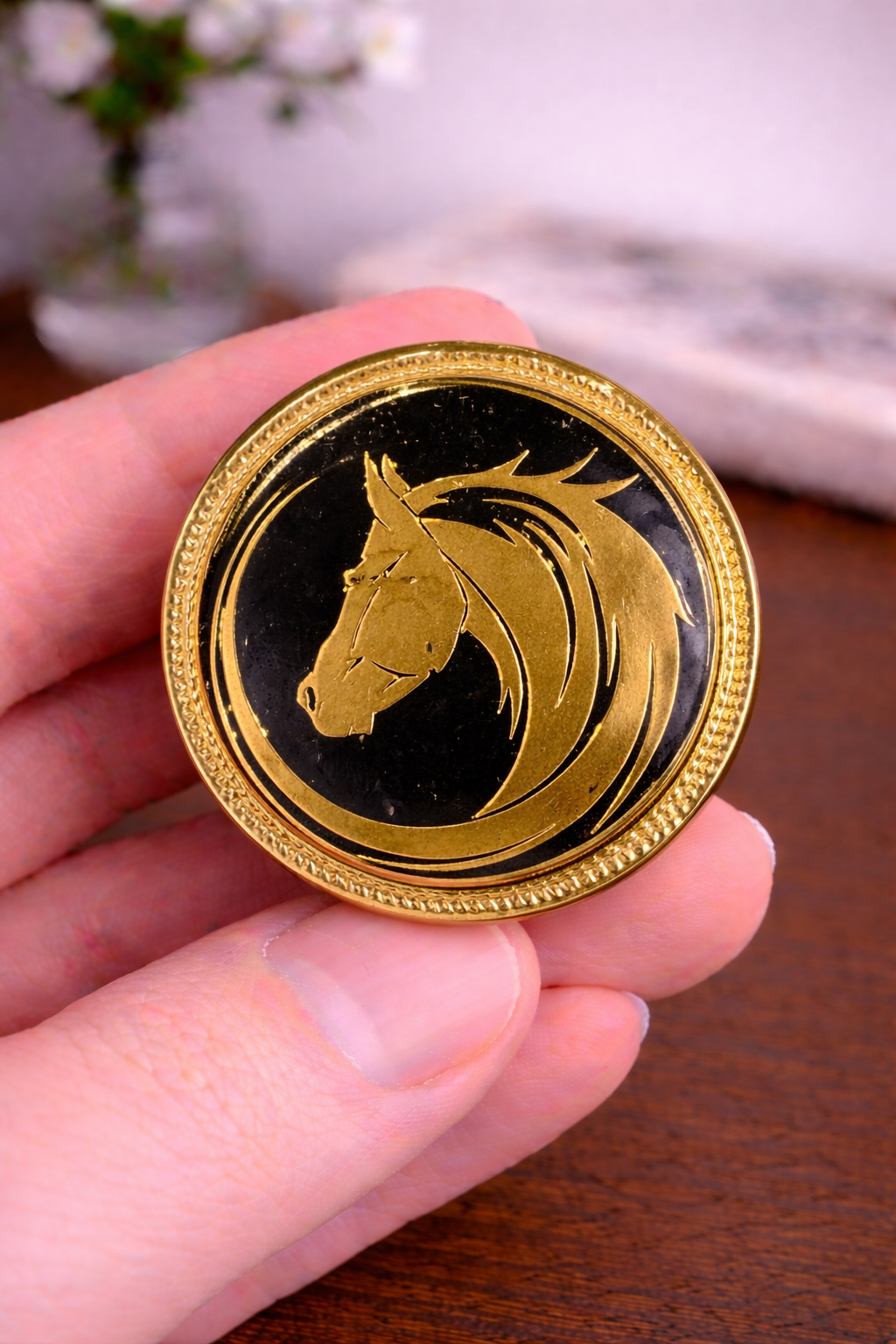Ashva Veer – Tewa Art Bandhgala Button