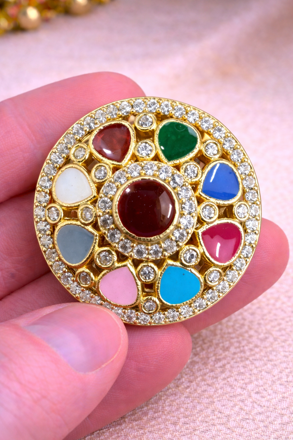 Navratna Royale Bandhgala Button
