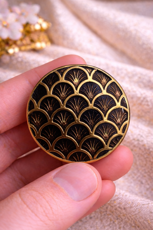 Imperial Scale Antique Bandhgala Button