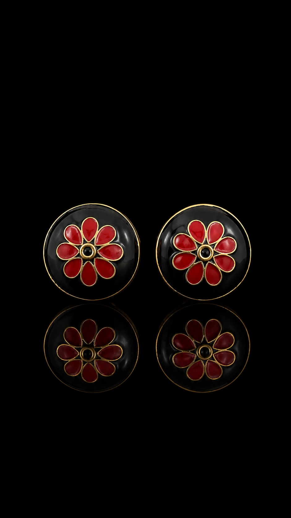 Midnight Bloom Cufflinks