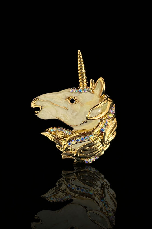 Celestial Unicorn Brooch
