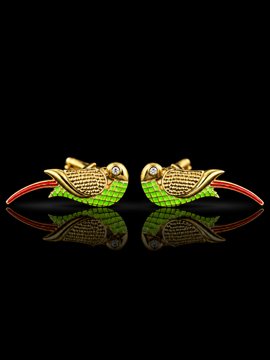 Royal Feather Crest Cufflinks
