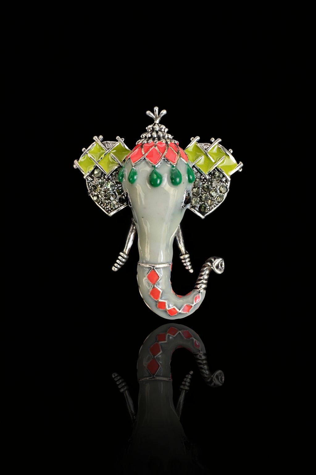 Royal Ganesha Heritage Brooch
