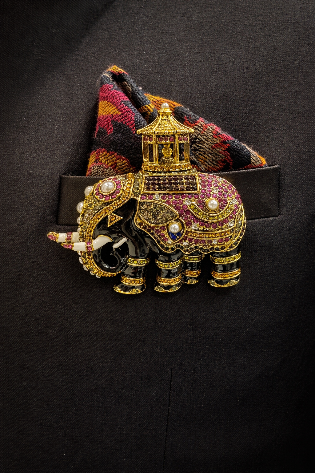 Royal Elephan Brooch