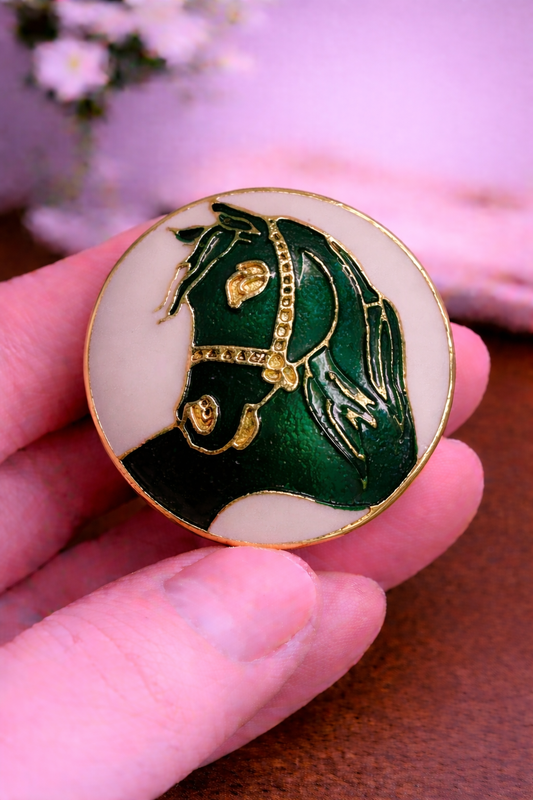 Royal Stallion Crest Bandhgala Button