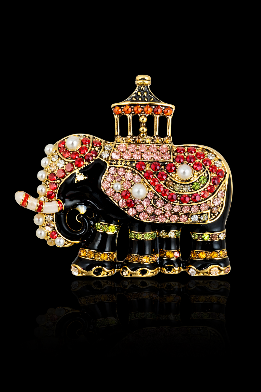 Royal Elephant Pavilion Brooch
