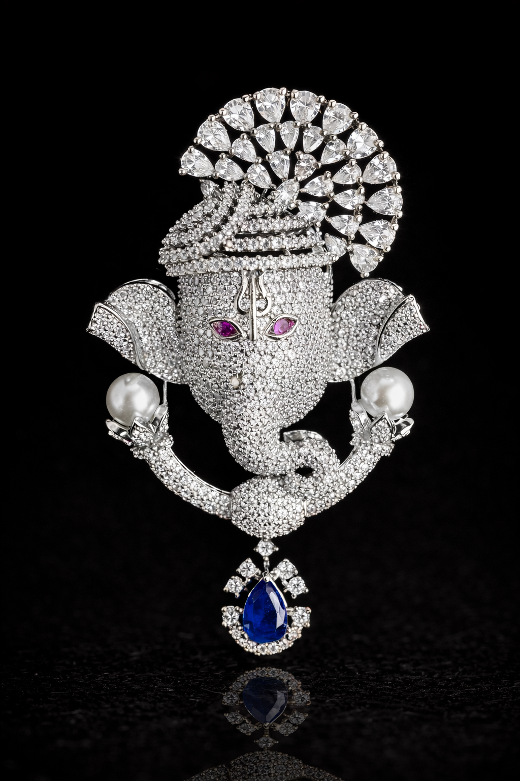 Shree Ganesha Regal Brooch