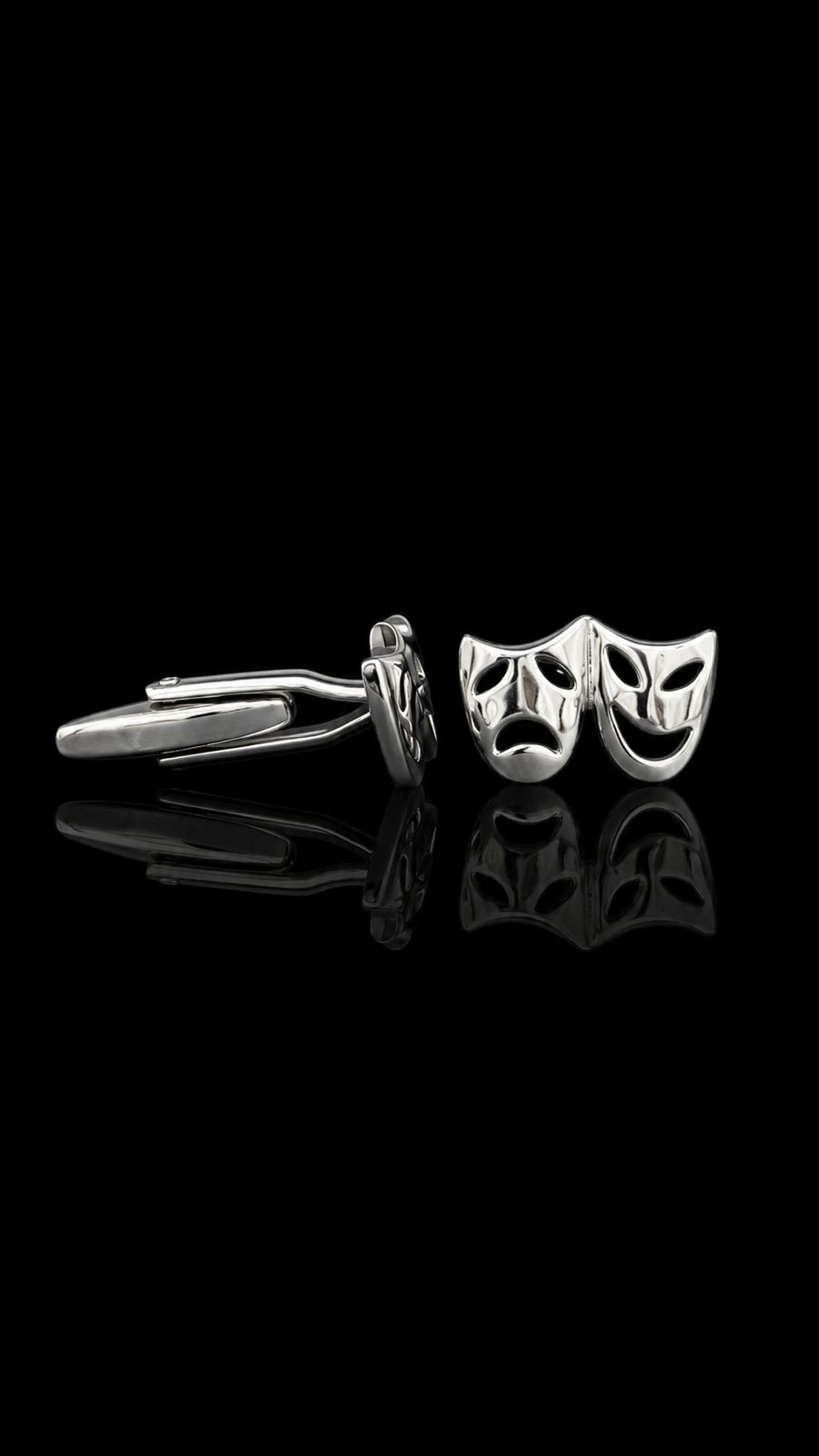Drama & Comedy Theatre Mask Cufflinks