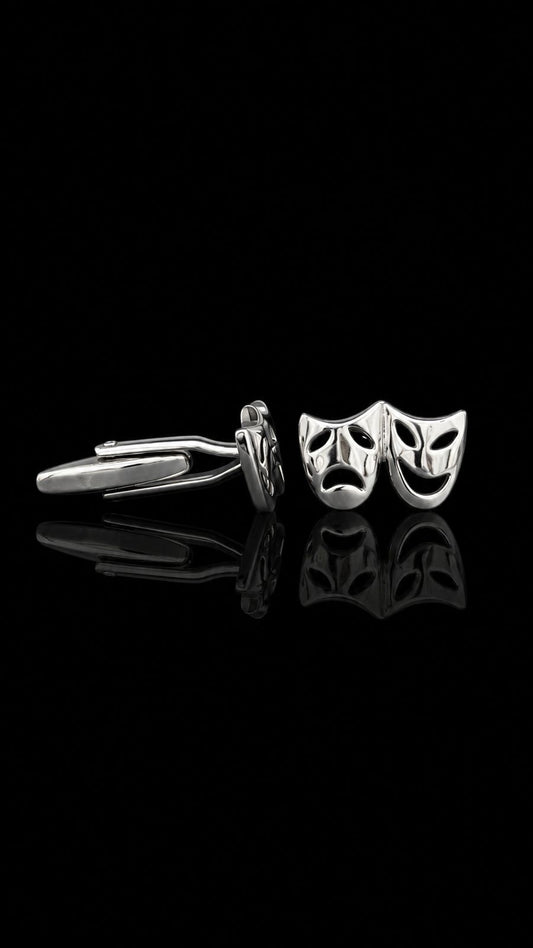 Drama & Comedy Theatre Mask Cufflinks