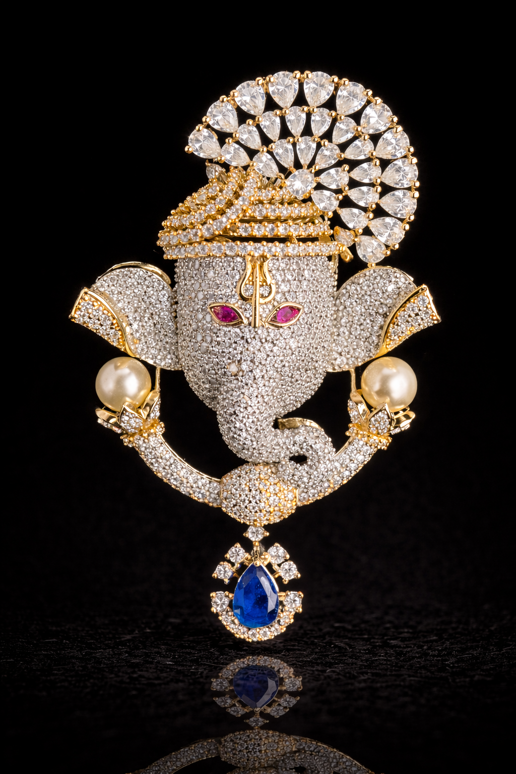 Shree Ganesha Regal Brooch