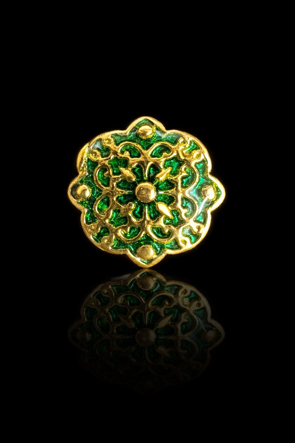 Kamal Enamel Kurta Button