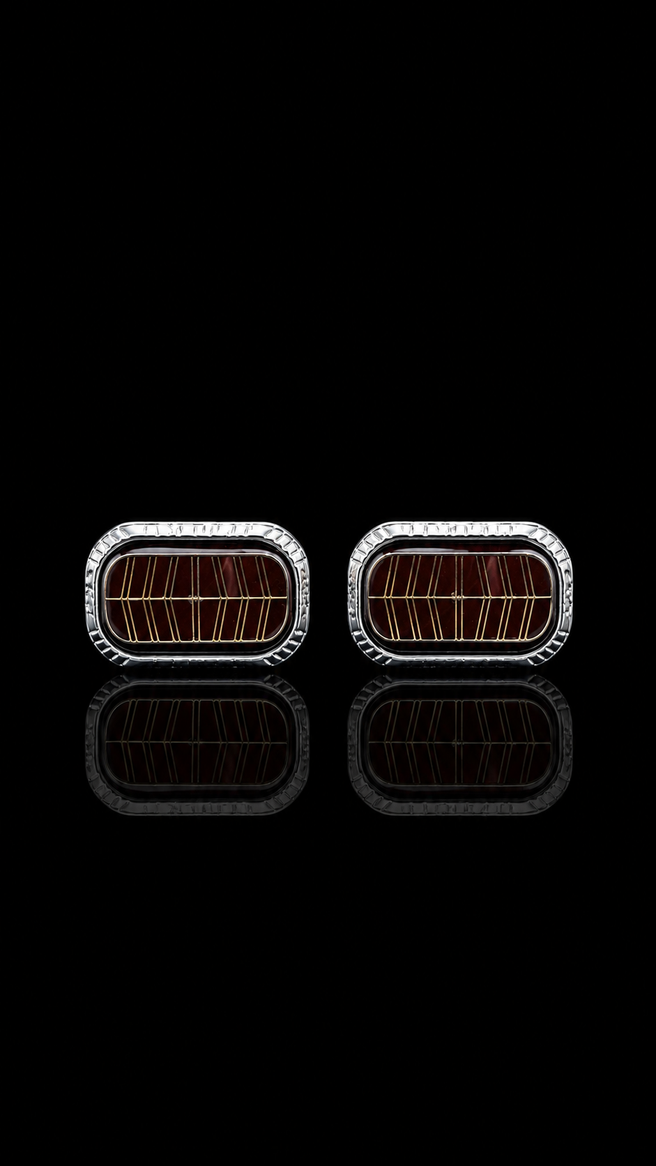 Amber Grid Elite Cufflinks