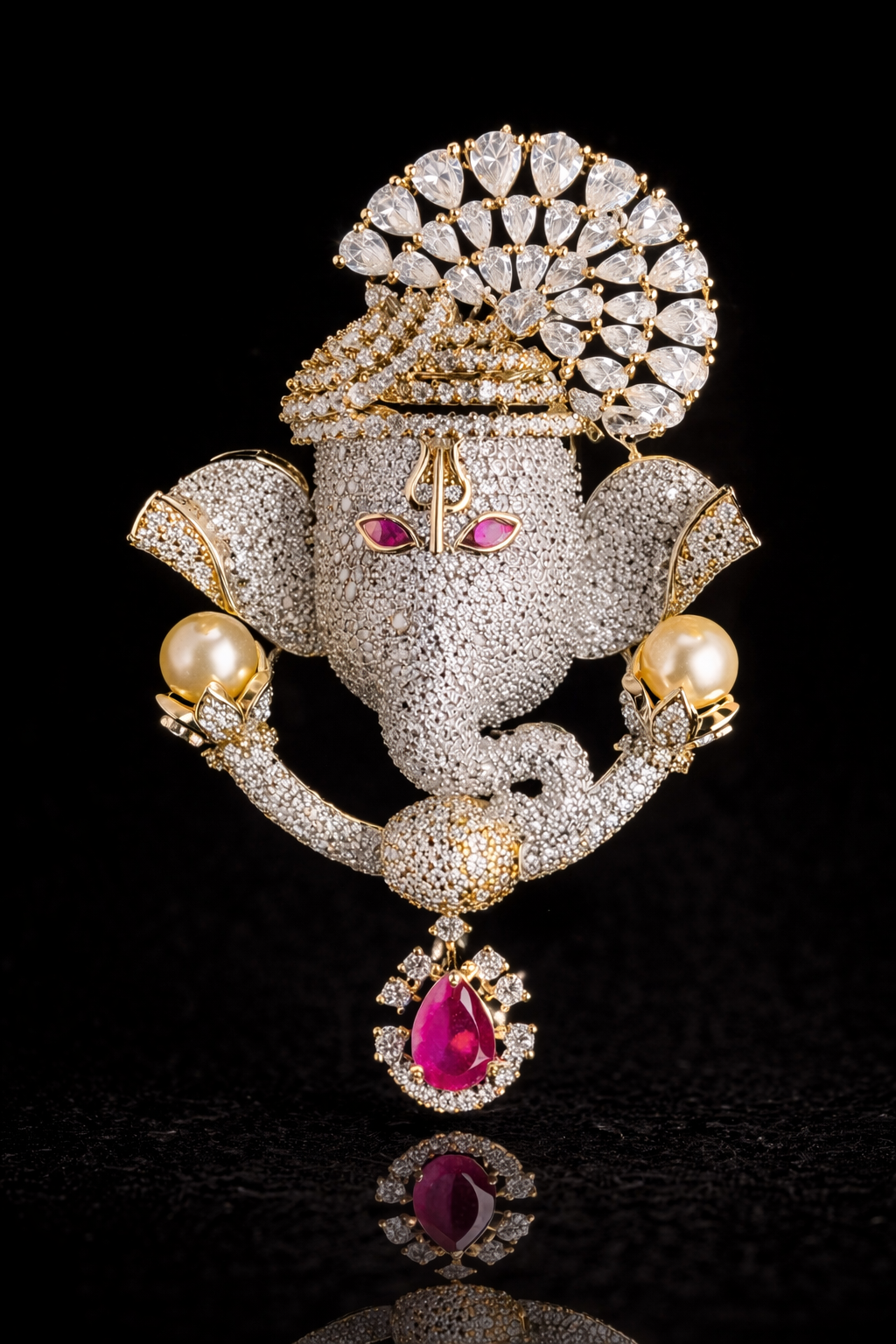 Shree Ganesha Regal Brooch