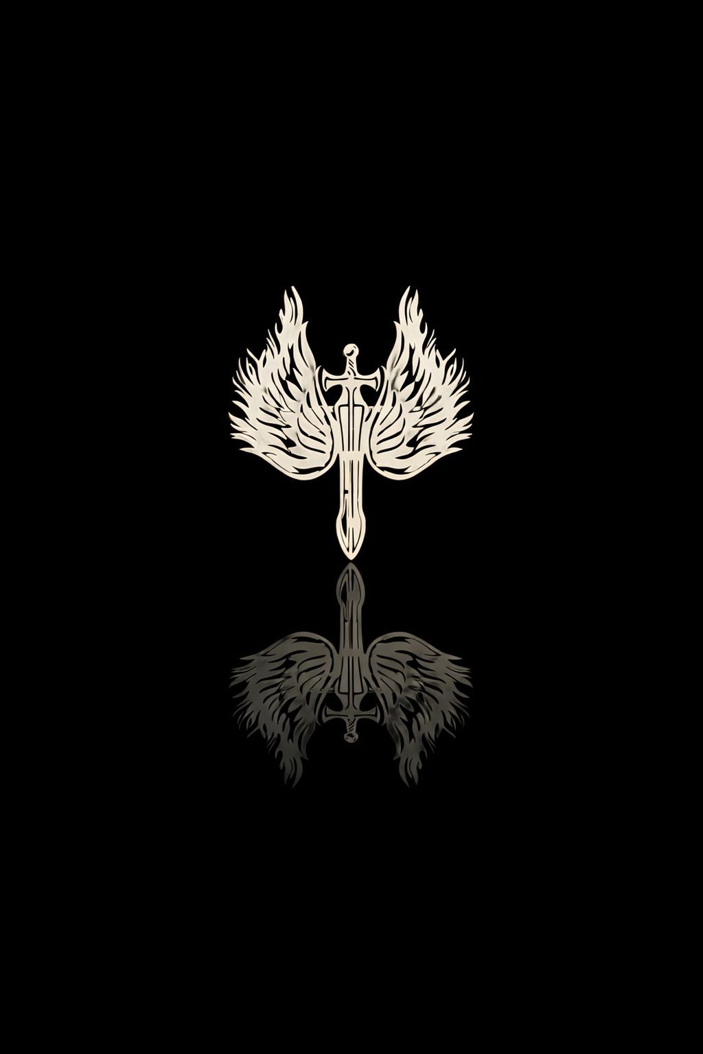 Winged Valor Sword Brooch