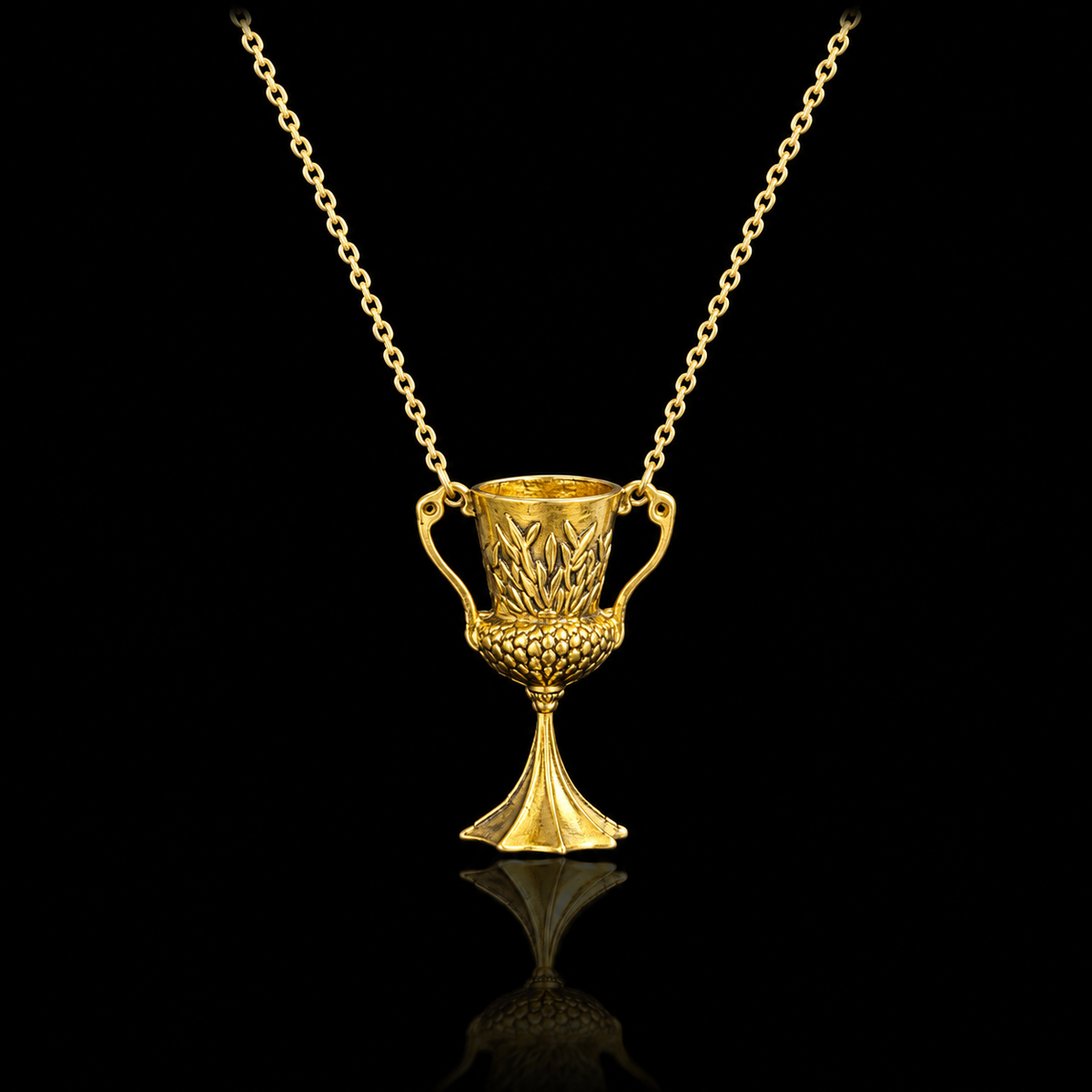 Royal Trophy Cup Pendant Chain