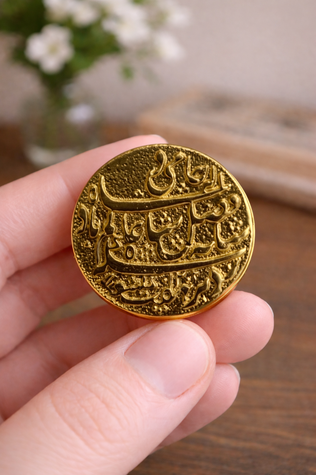 Roayl Script Royal Script Heritage Bandhgala Button – Shiny Dabba