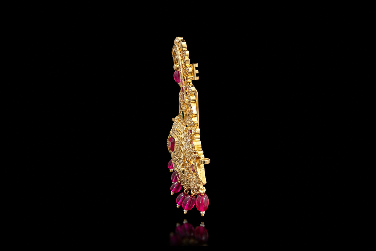 Royal Heritage Ruby & Emerald Kalingi Sarpech