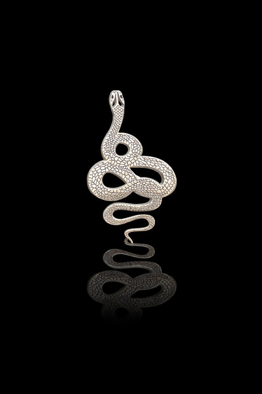 Serpent Coil Brooch