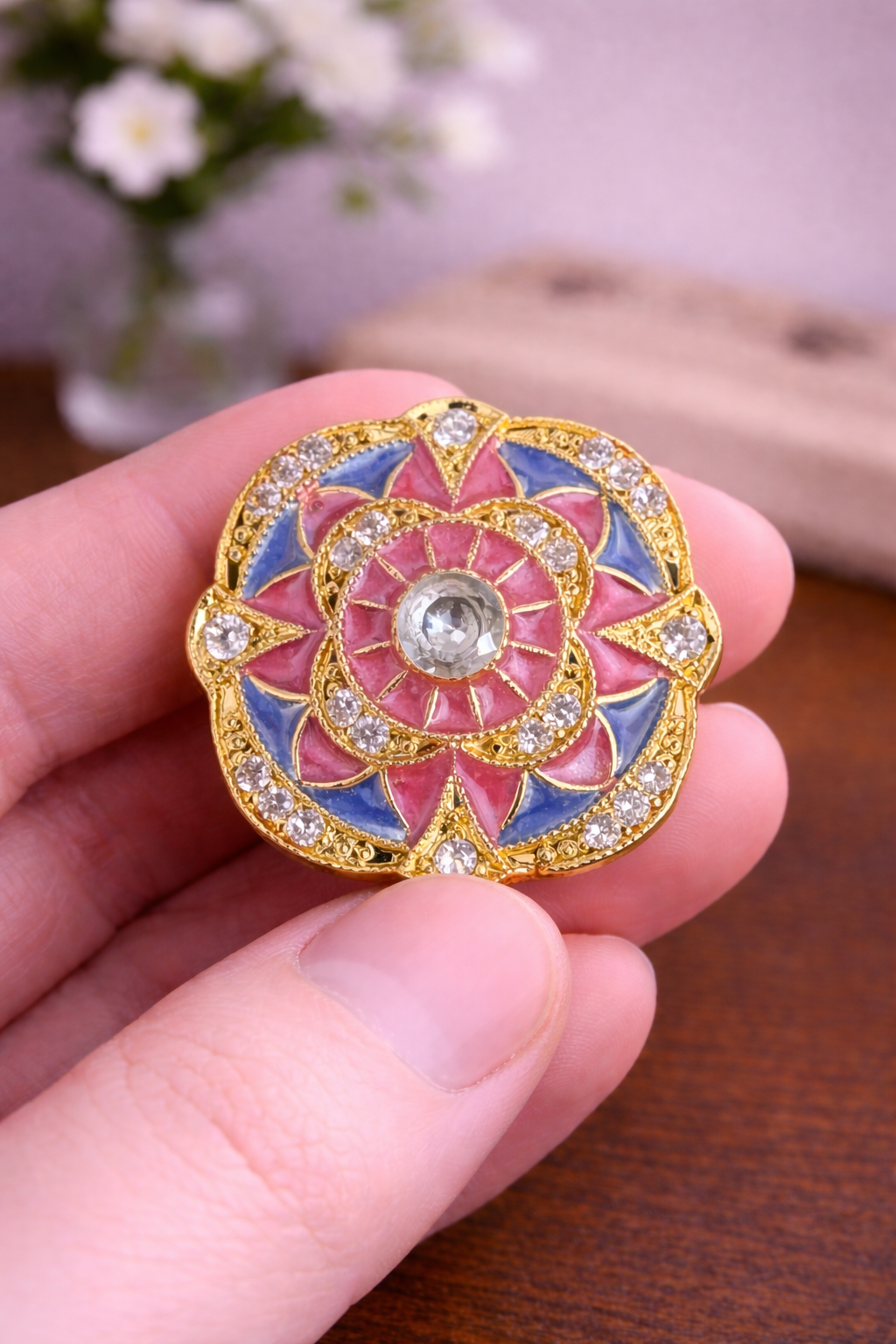Meher Rang Bandhgala Button