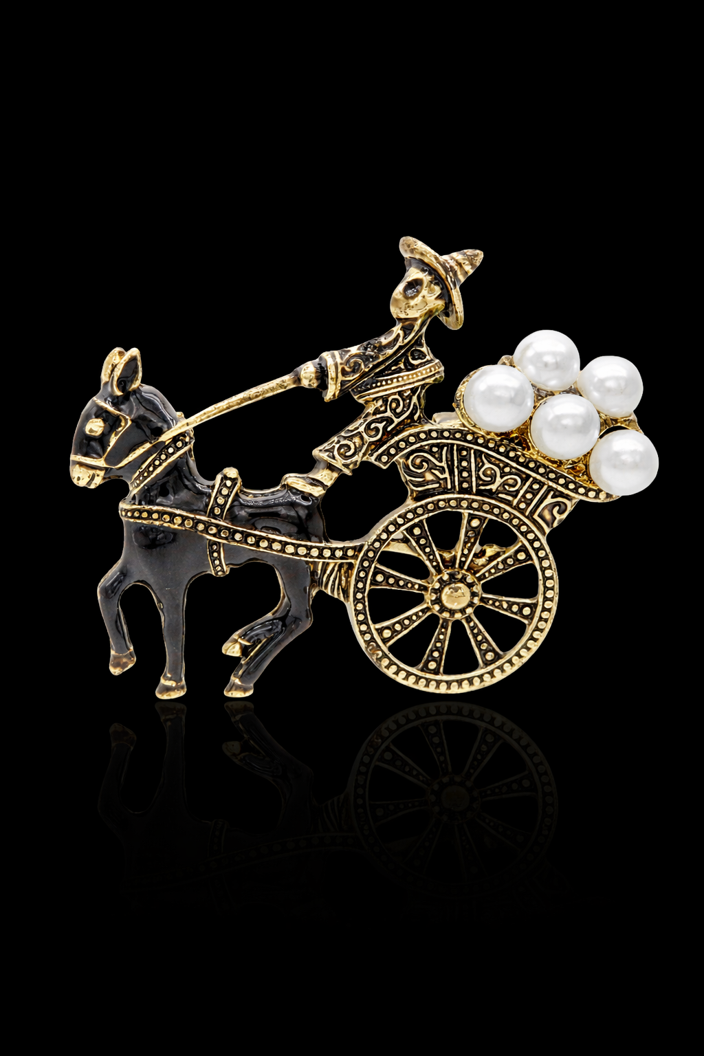 Royal Caravan Pearl Brooch