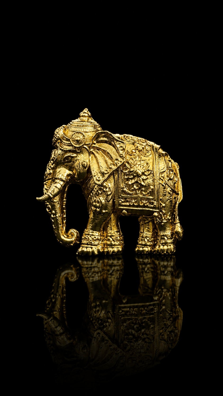 Royal Gajraj Elephant Brooch