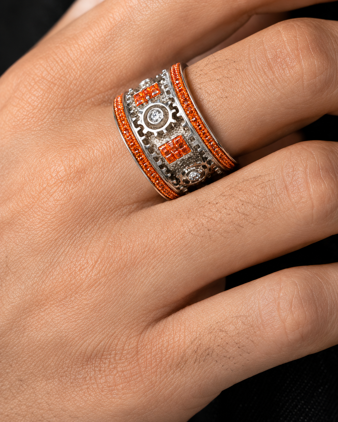 Orange Lever Ring