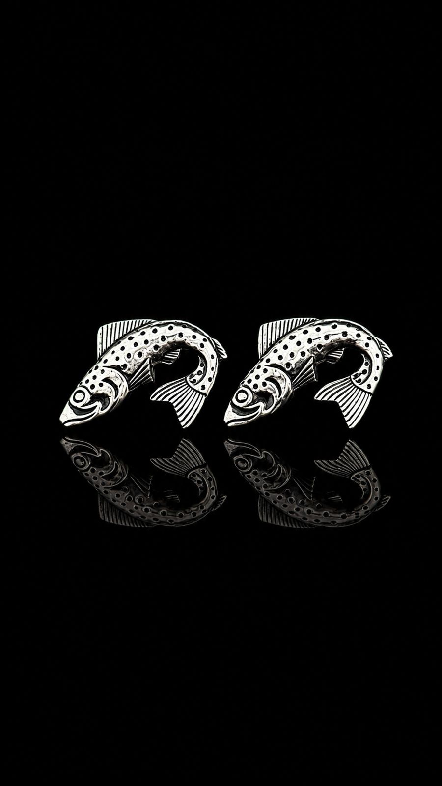Silver Fish Cufflinks