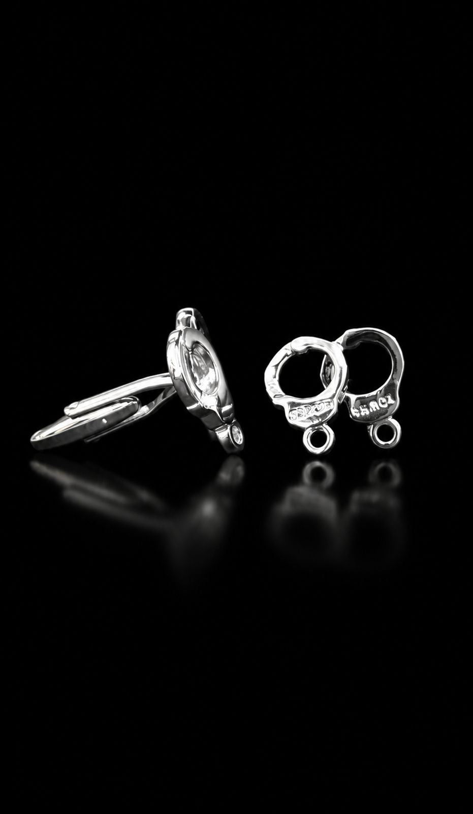 Sterling Handcuff Cufflinks